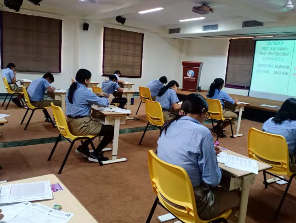 MYP3 to MYP 5 appeared for PSAT Exam